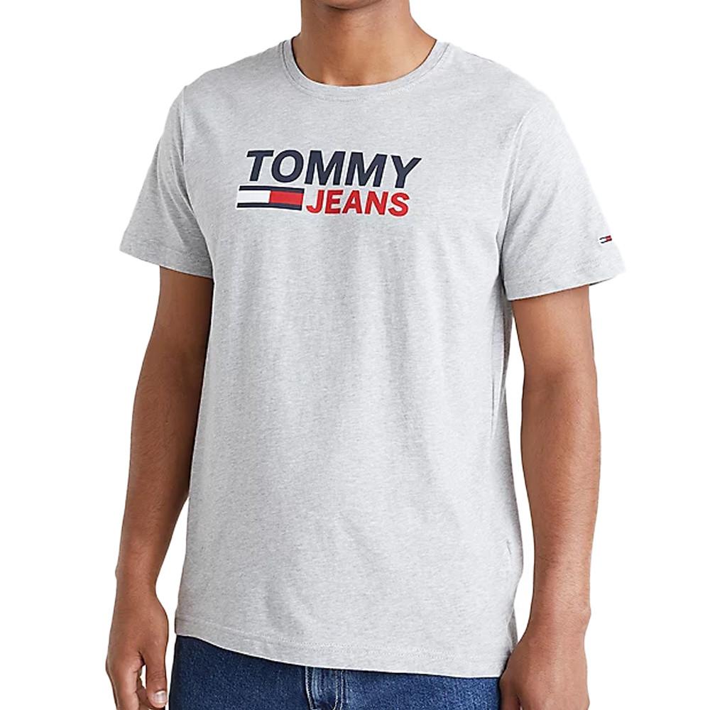 Tommy Hilfiger T-shirt Gris Homme Tommy Jeans Corp Logo