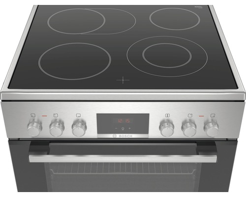 Bosch vrijstaand fornuis met glaskeramische kookplaat HKR39C250, bruikbaar volume 66 l, BxHxD 600 x 850 x 600 mm