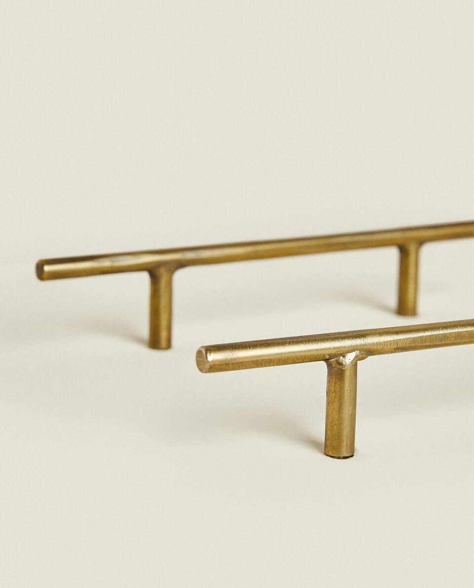 CABO LONGO DE METAL DOURADO (PACOTE COM 2)