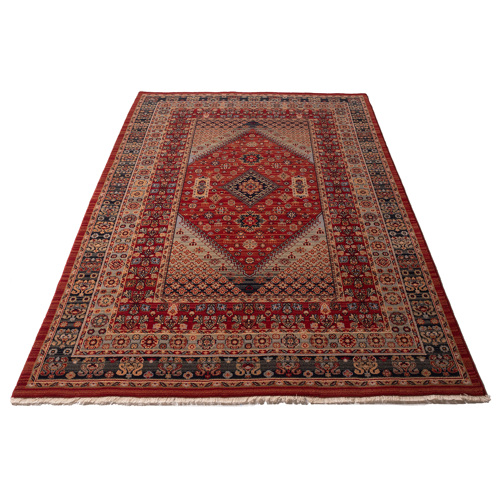 Teppich SAHARNA - rot-multicolor - 160x230 cm