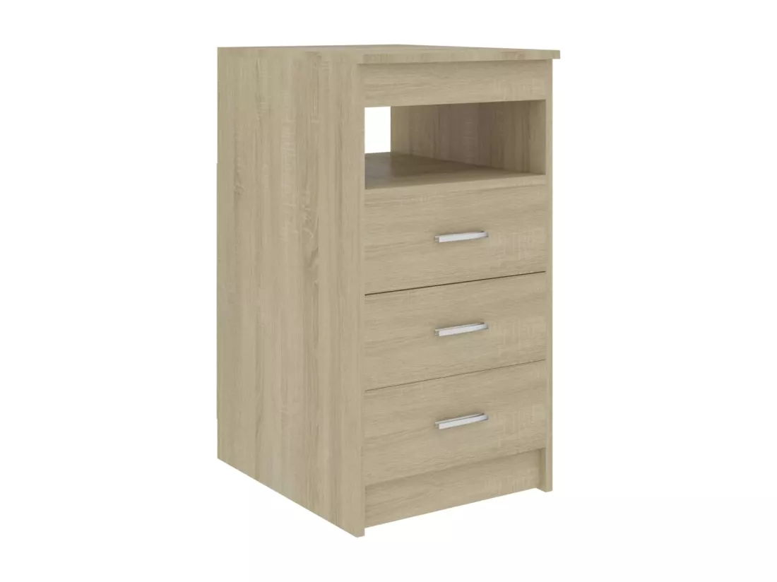 Armoire à tiroirs Chêne sonoma 40x50x76 cm Bois d'ingénierie