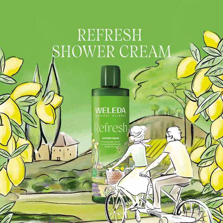 Weleda Refresh Shower Cream Citrus, 400 ml