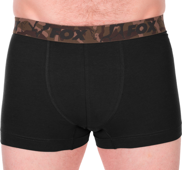 Boxers Fox 2-pack (kaki/noir)