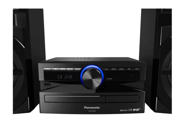 Panasonic SC-UX104 - Minisystem - 300 Watt (Total) - sort