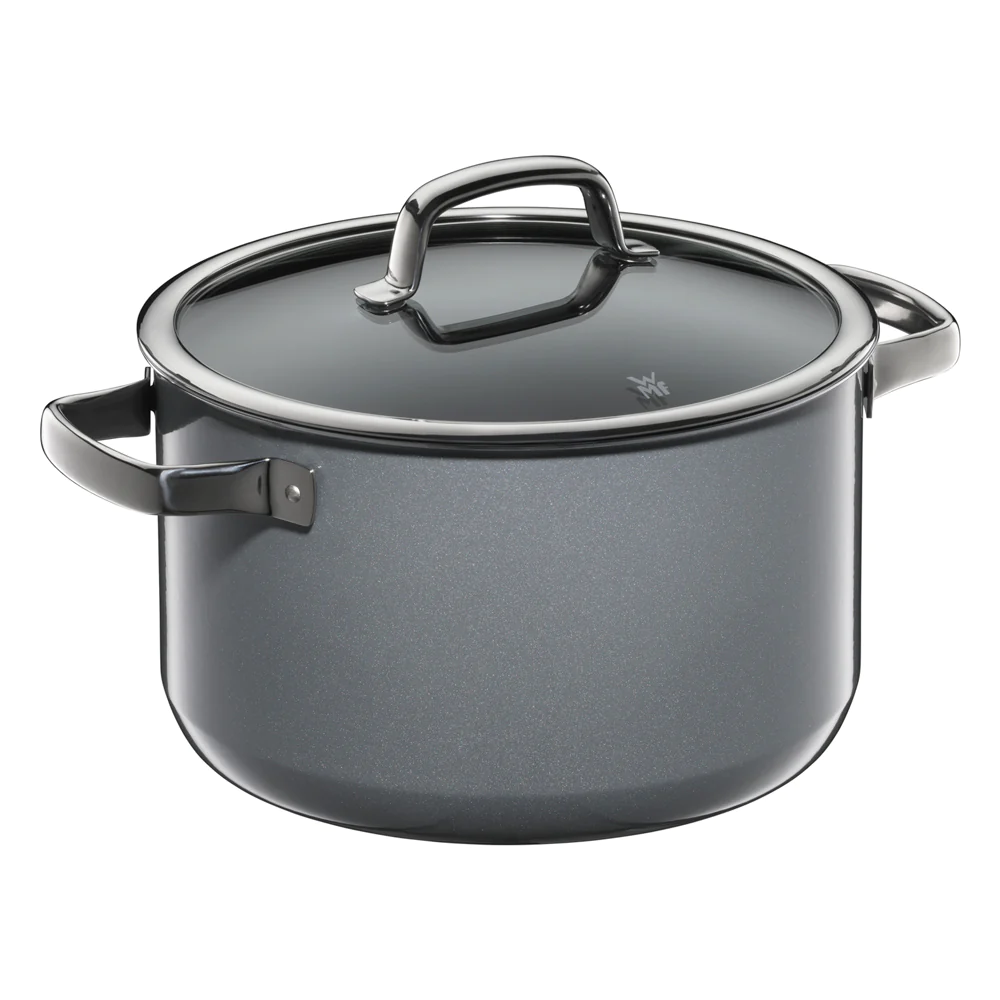 Faitout Fusiontec Mineral haut 24 cm Platinium WMF