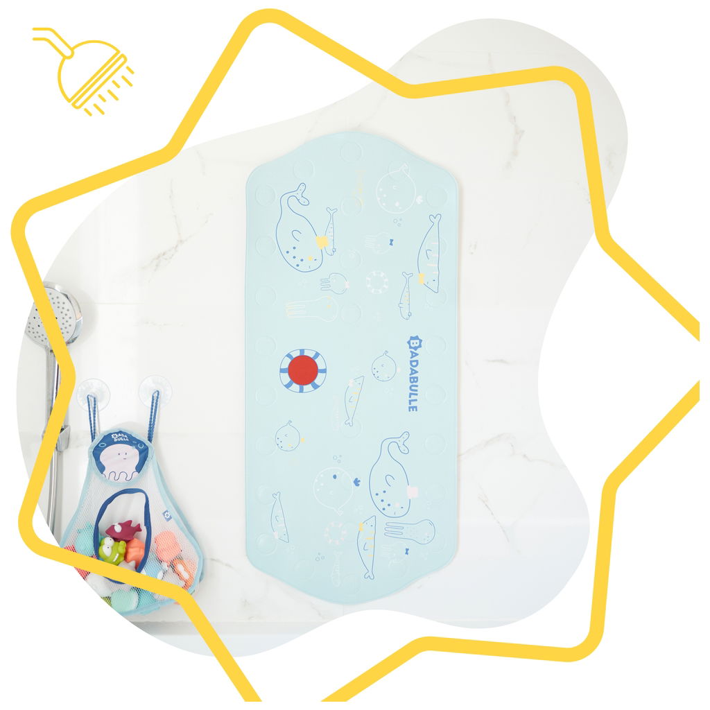 badabullebadabulle   XXL Badematte mit Thermometer