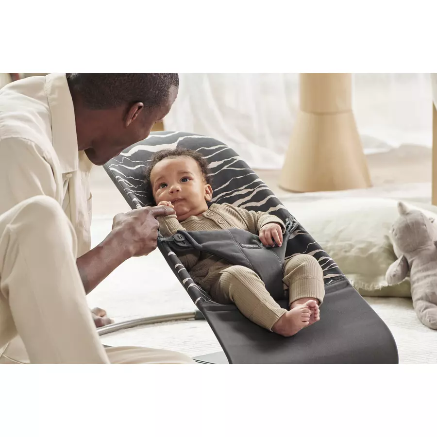 BABYBJÖRN Babywippe Bliss Cotton AnthrazitLandscape