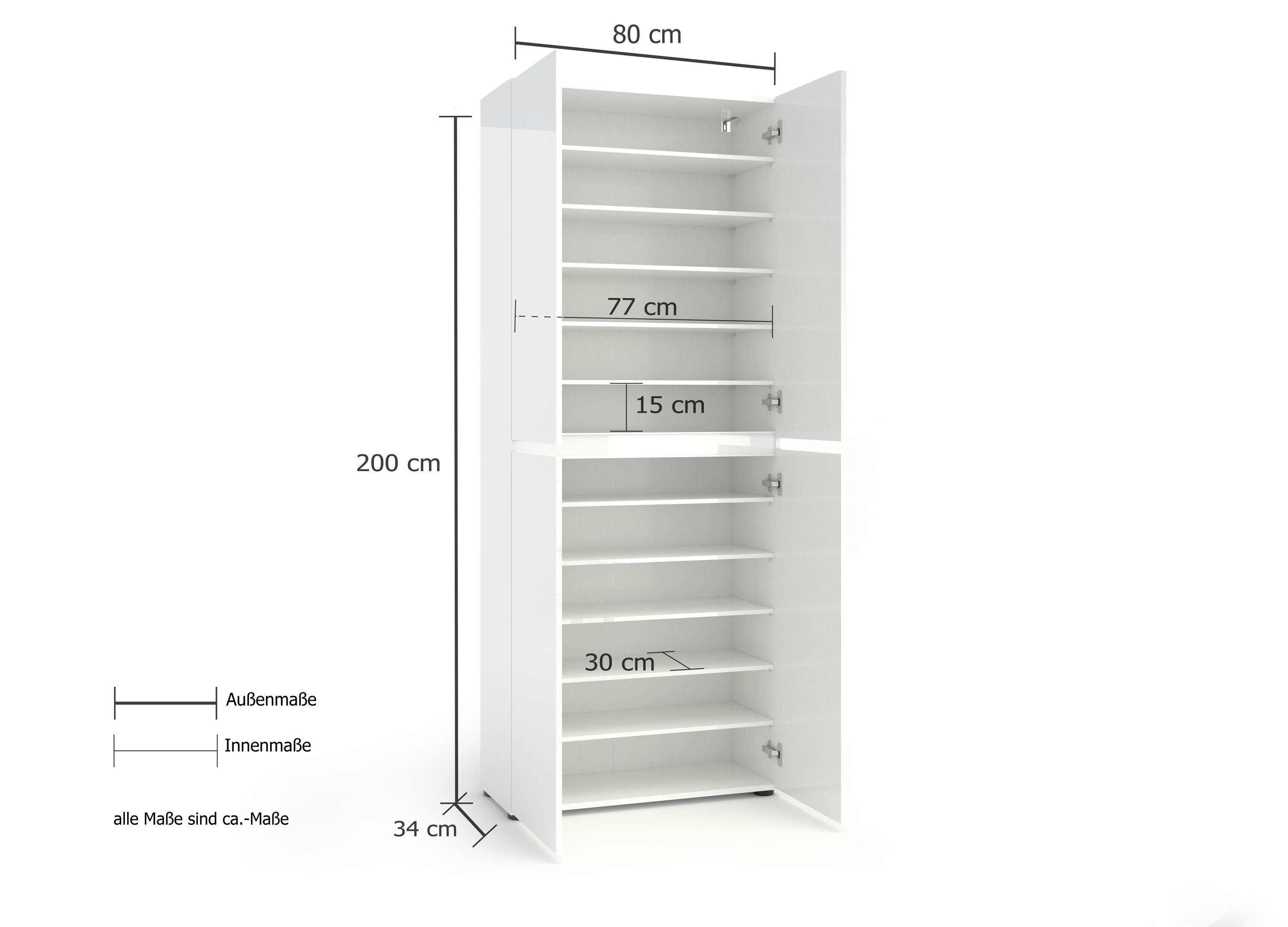 Schuhschrank MISTER BIANCO