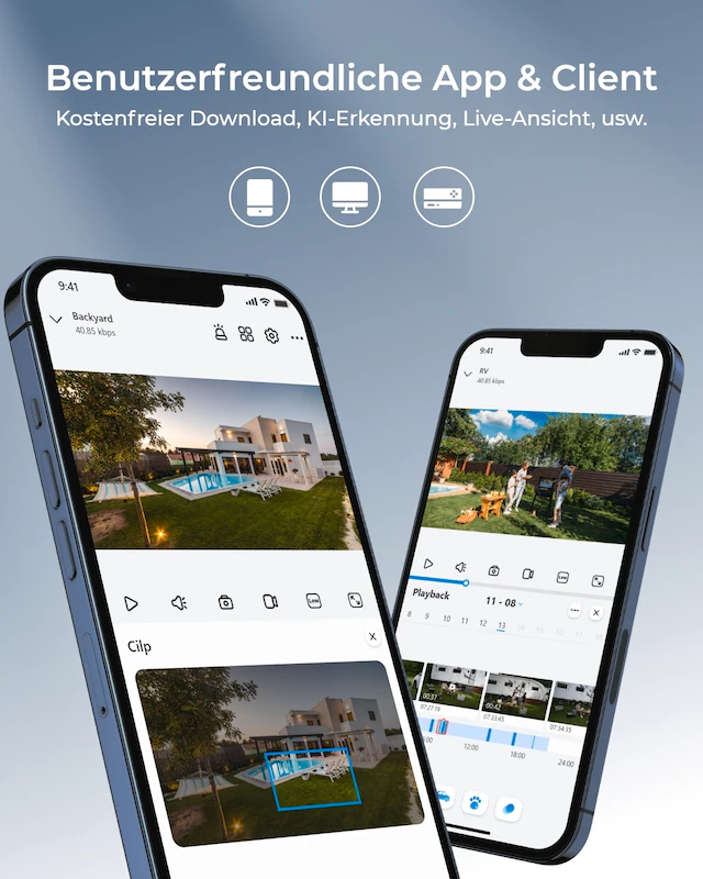 Reolink Überwachungskamera »Lumus Series E430 WiFi-Outdoor« Aussenbereich