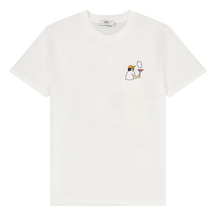 Olow T-shirt BBQ Coton Bio | Ecru