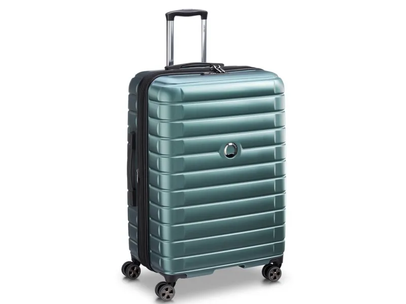 Delsey Shadow 5.0 udvidelig 75 cm rejsetaske, grøn