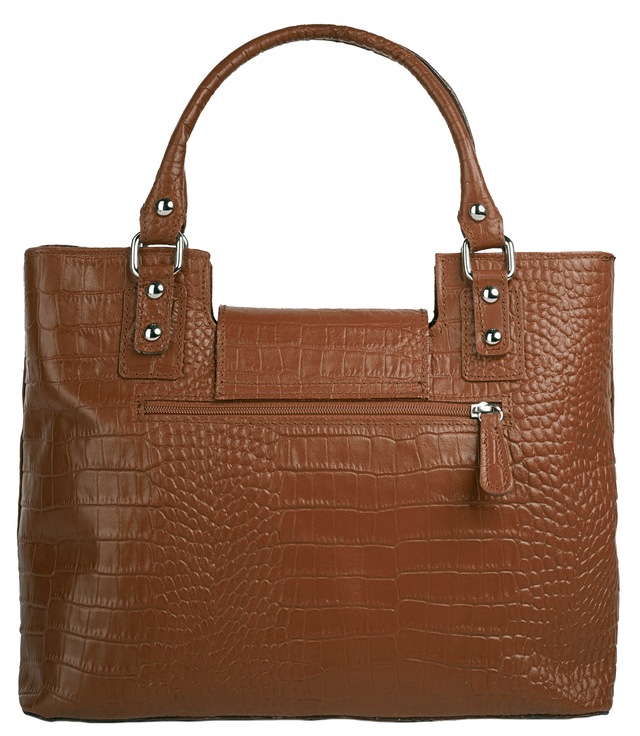 Cluty Henkeltasche echt Leder, Made in Italy