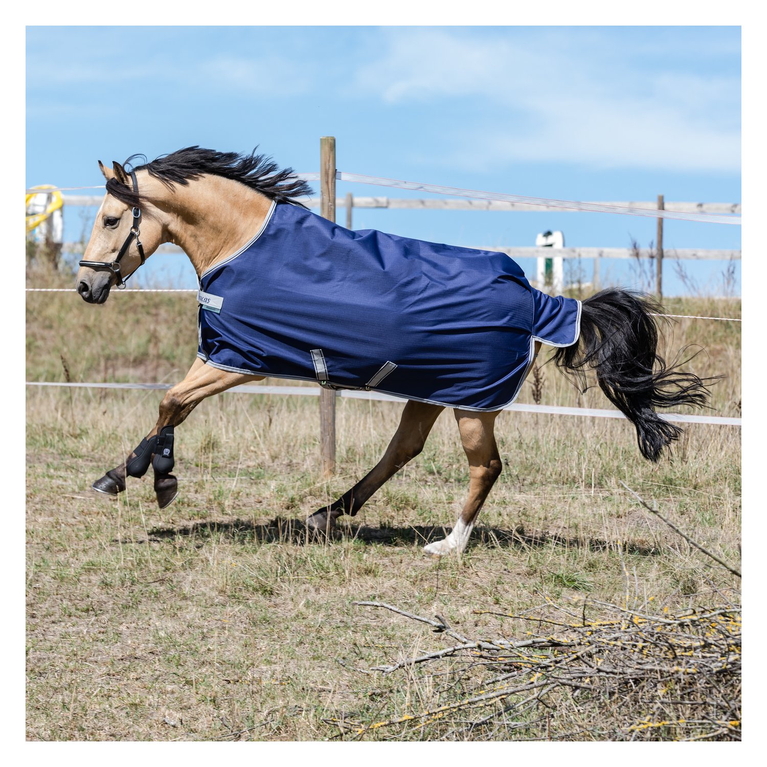bucas Outdoordecke Freedom Turnout Light Pony  - navy