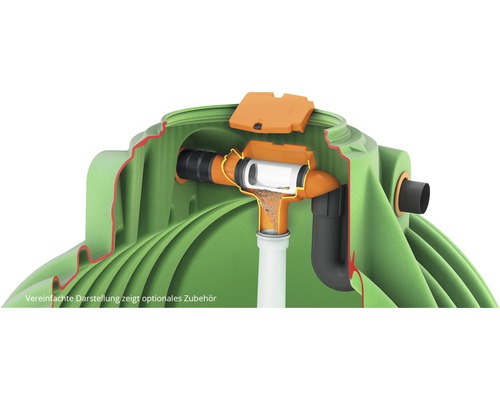 Filter upgrade kit GARANTIA SUPRA filter upgrade kit 2 Columbus met gebogen uitlaat