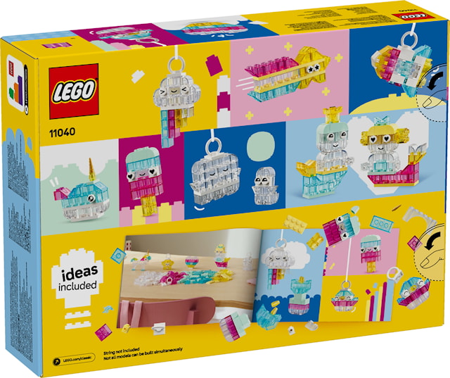 Magisk boks med gjennomsiktige klosser LEGO® Classic (11040)