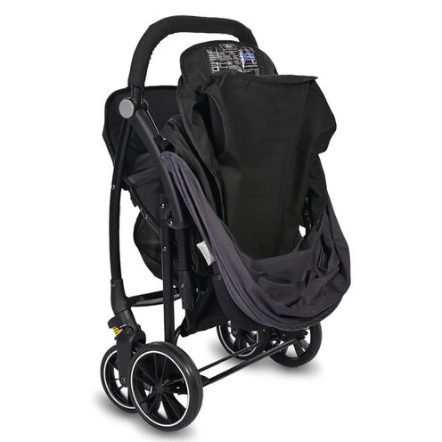 Poussette compacte légère FRESH Noir - LORELLI