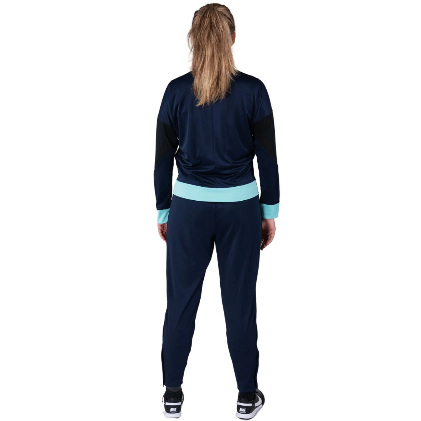 Nike KNVB Trainingspak 2024-2026 Dames Donkerblauw Turquoise Zwart