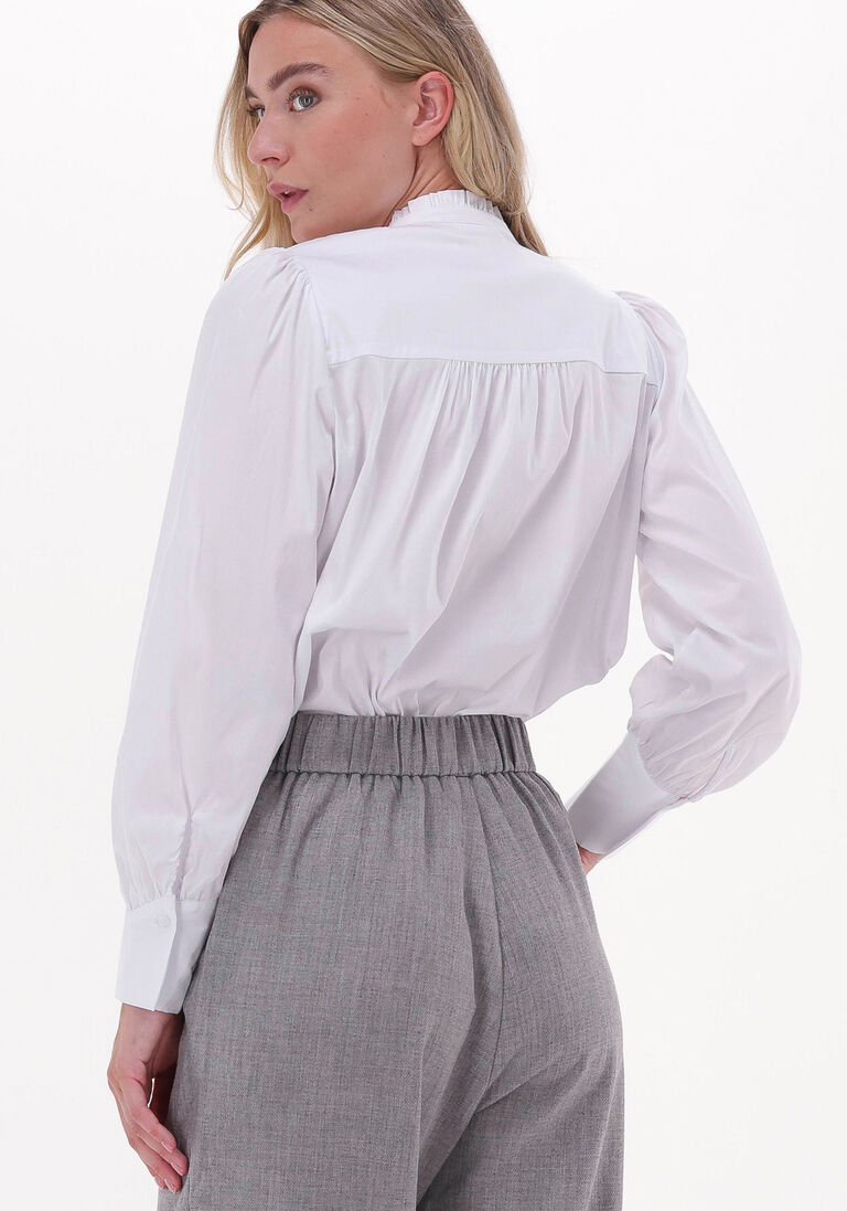 LEVETE ROOM witte levete room blouse lr-isla solid 62 shirt
