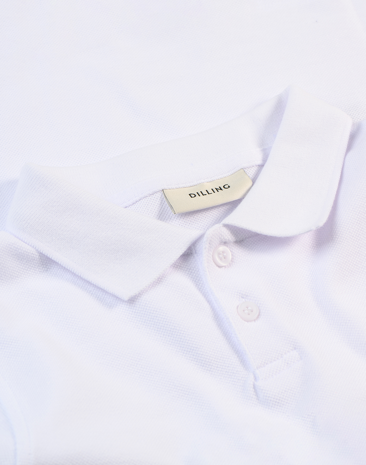 Poloshirt van katoen voor kinderen in Wit