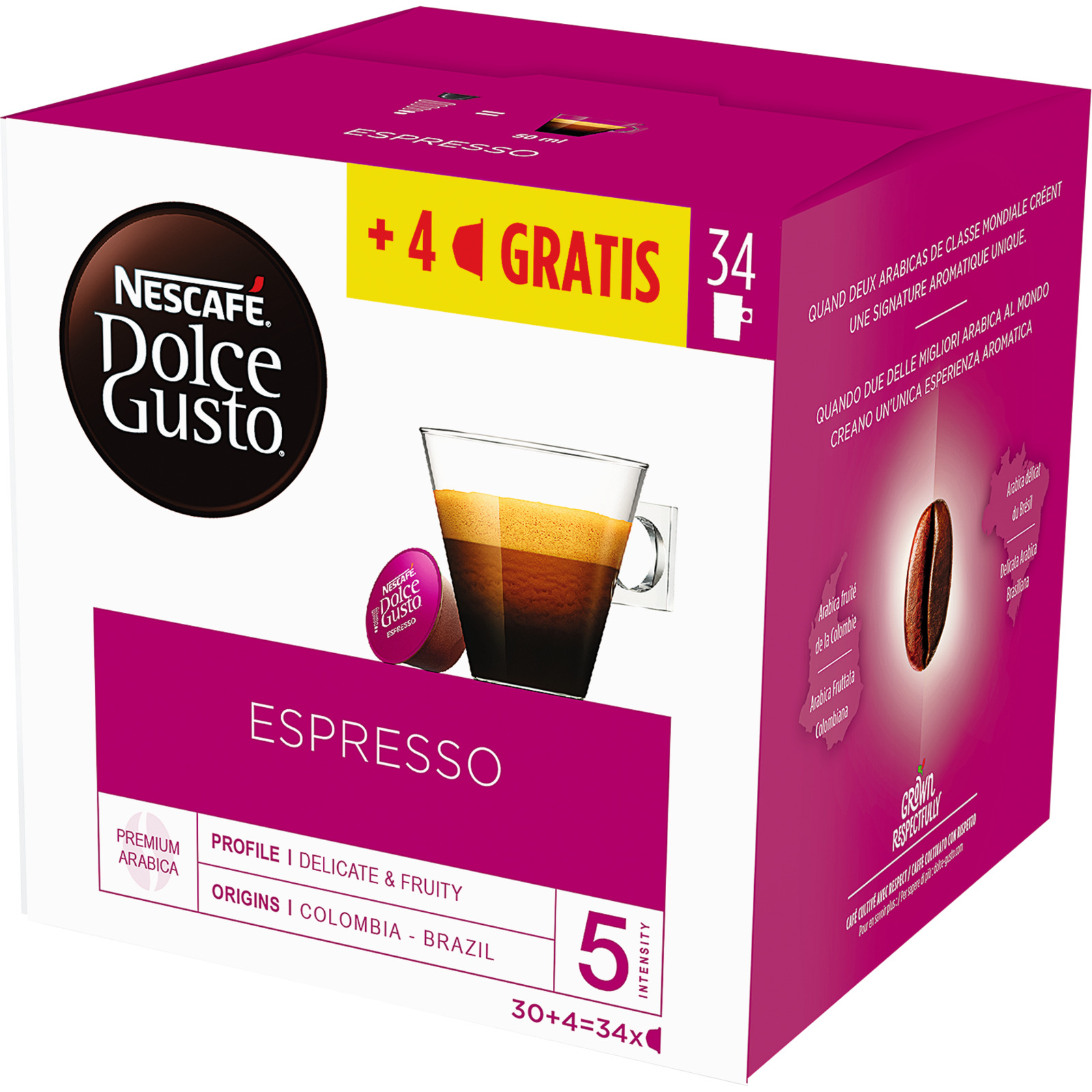 Nescafe Dolce Gusto Espresso 30+4 Kapsel
