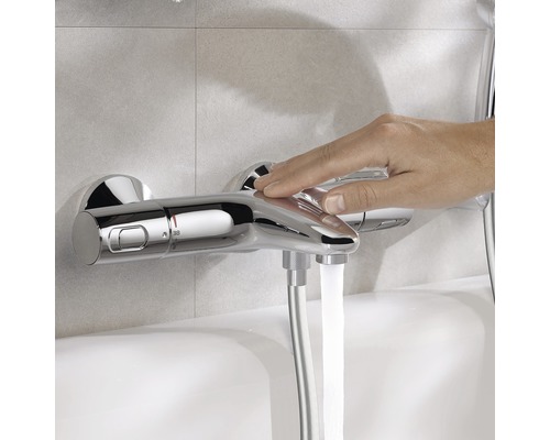 Grohe Quickfix badkraan met thermostaat PRECISION TREND chroom 34227002