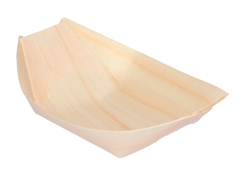 Amuse bootje hout 115x70mm 100% FSC® BIO