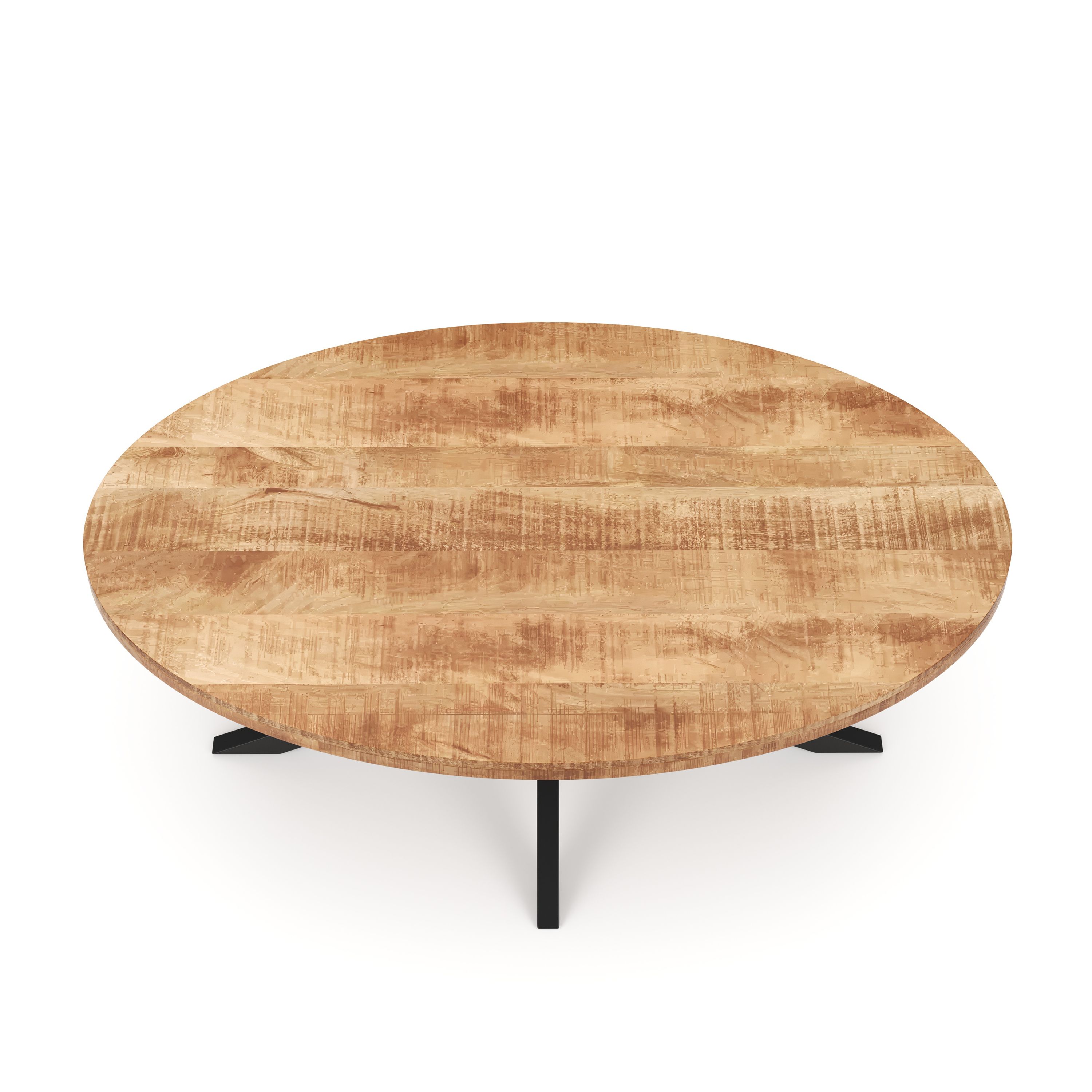 Esstisch Holz MAYLA oval 160 x 80 cm