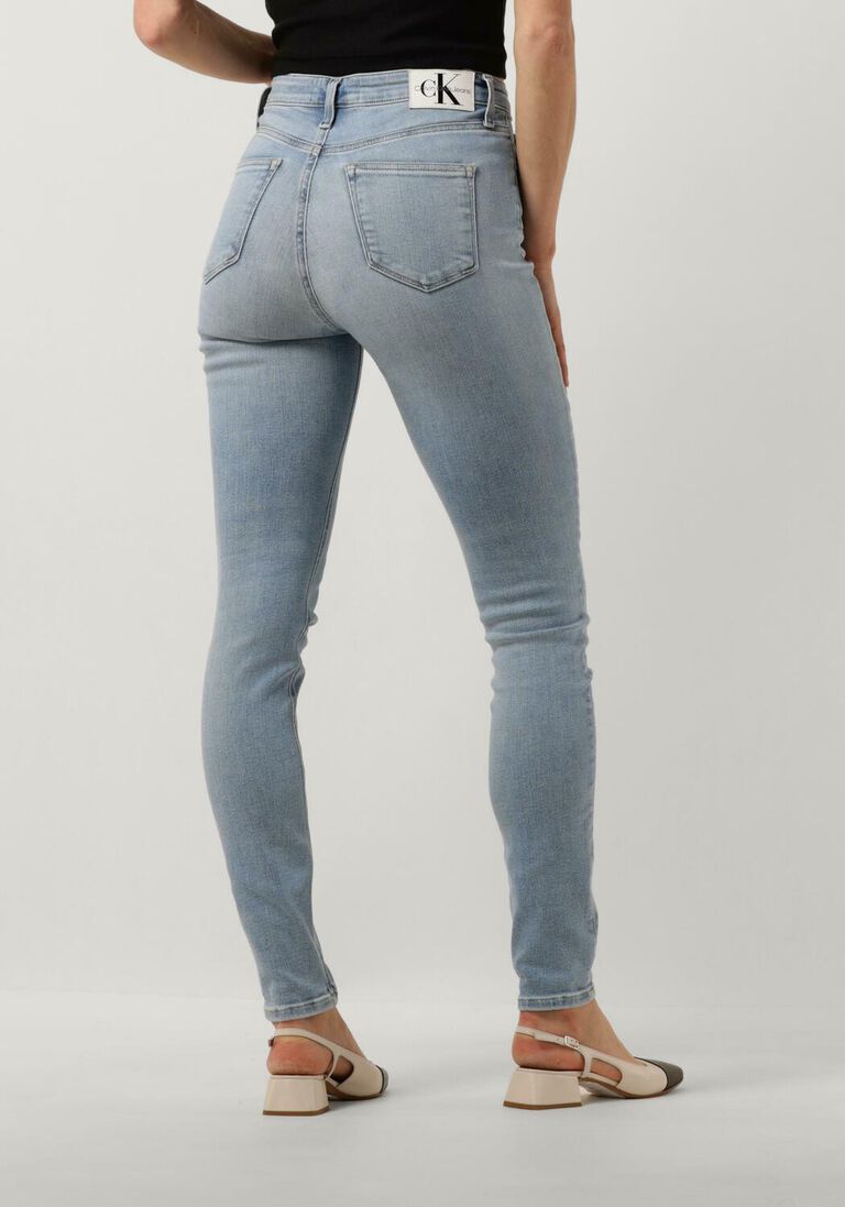 CALVIN KLEIN blauwe calvin klein skinny jeans high rise skinny