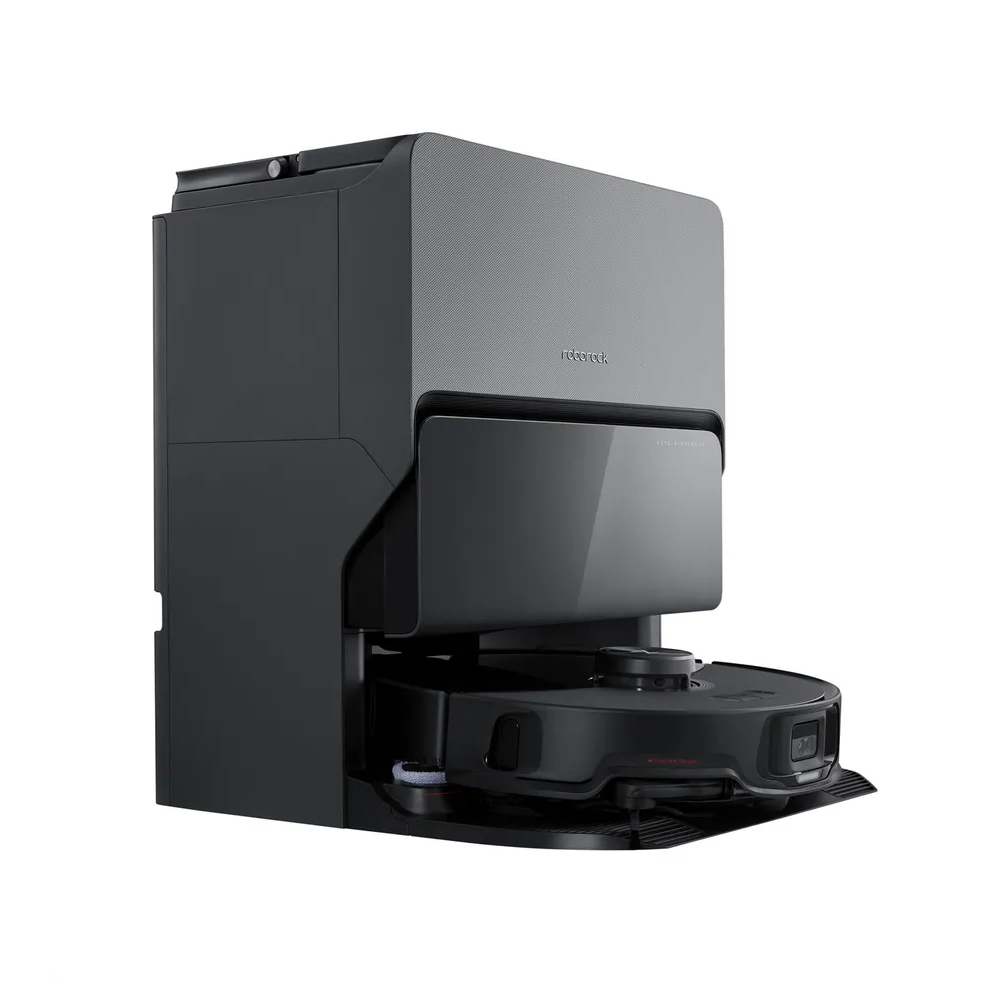 S8 MaxV Ultra Staubsaug-Roboter Staubsauger Nass / Trocken Bodenreinigung mit RockDock / App Steuerung (S8MVU52-SCH) - Ultra Black
