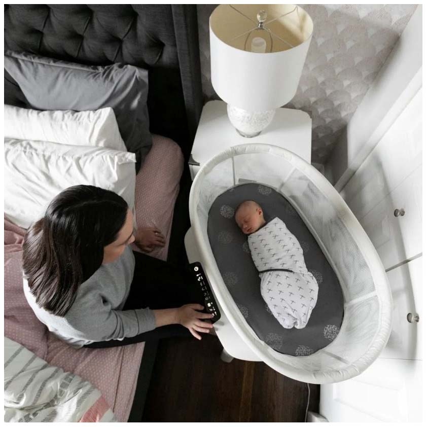 4Moms MamaRoo Sleep schommelwieg White - wiegjes - Prénatal