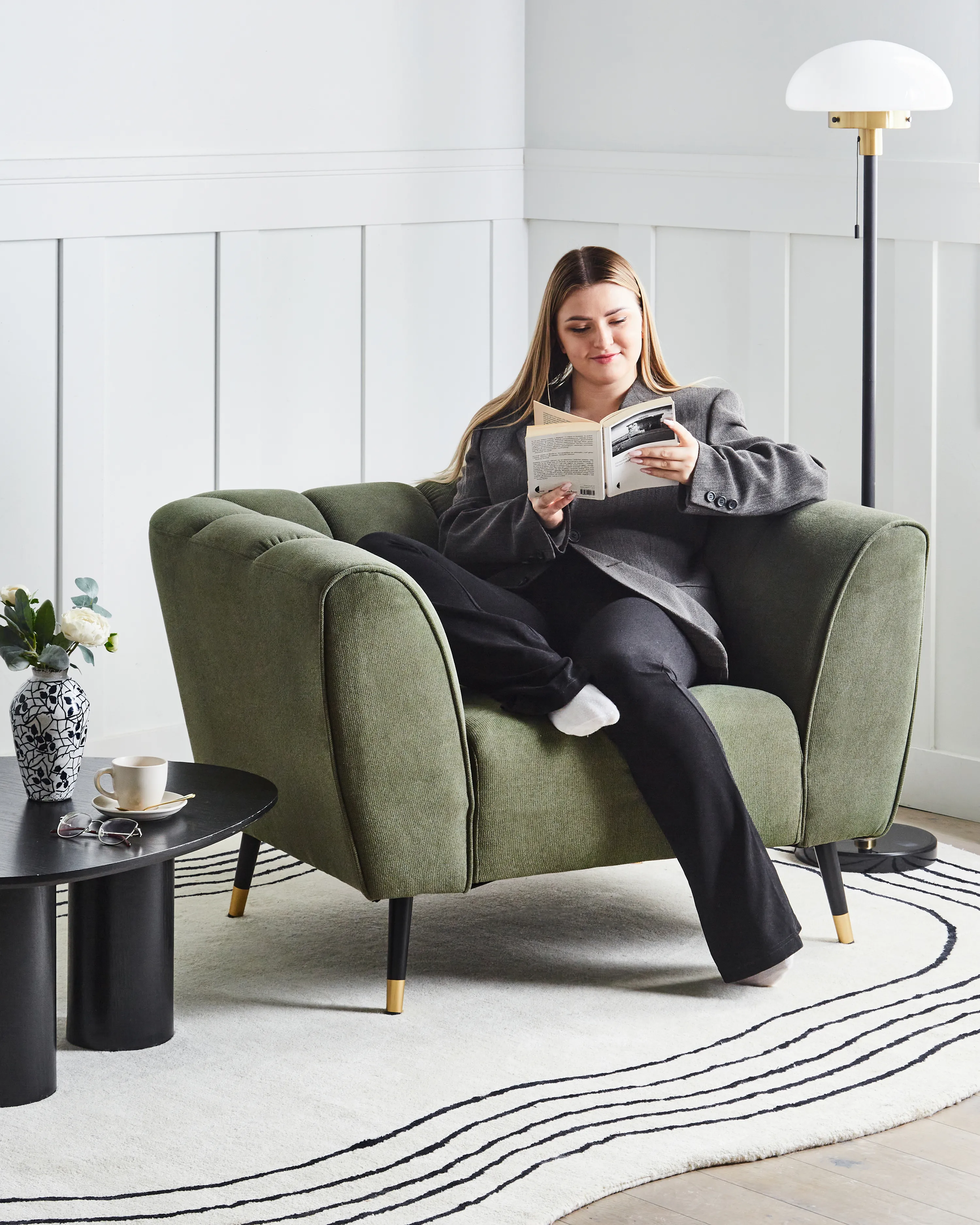 Fauteuil ORSTA Stof Groen