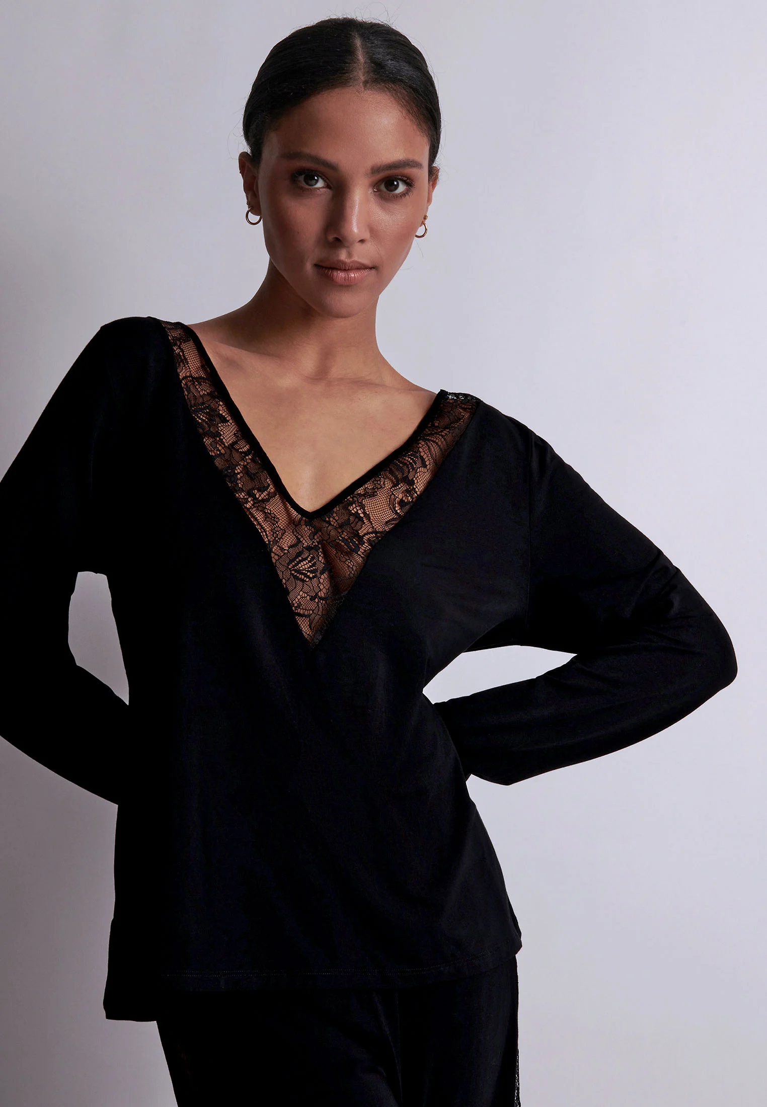 LAZY DAYS - Top manches longues | Noir