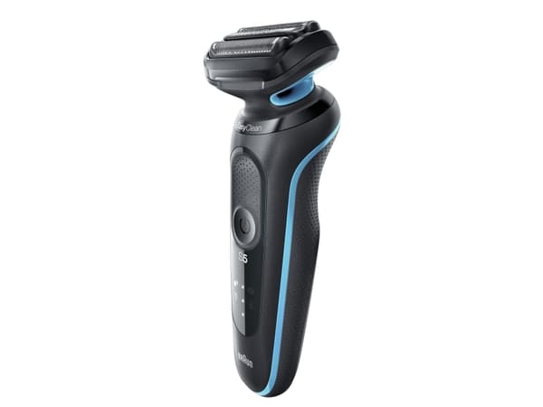 Braun Series 5 50-M1000s, Barberingsmaskin, Sort, Blå, LED, Batteri, Lithium-Ion (Li-Ion), Innebygd batteri