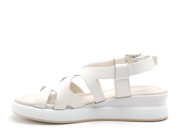 Dorking nu pieds plats femme slam d9087 blanc