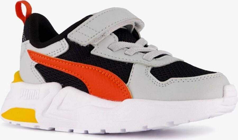 Puma Trinity Lite sneakers zwart rood lichtgrijs Mesh Meerkleurig 22