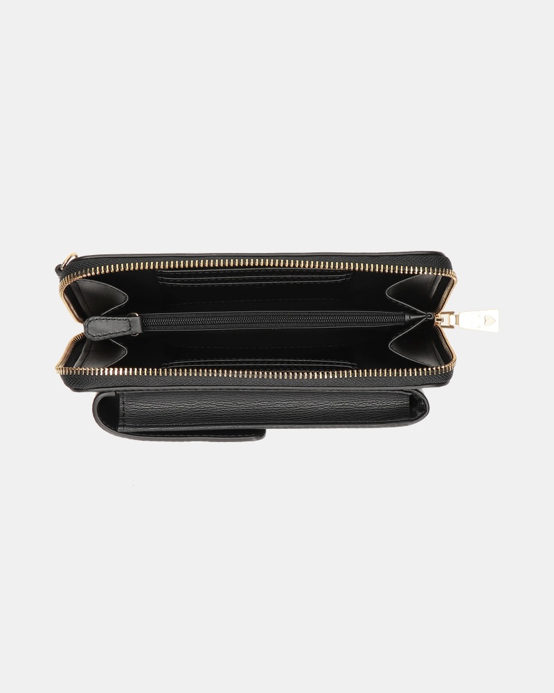 Love Moschino SLG Signature Schoudertas  - zwart