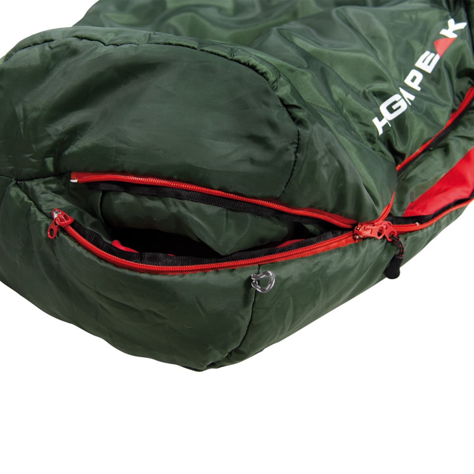 HIGH PEAK Mumienschlafsack Black Arrow ECO Sommer Trekking Schlafsack Leicht