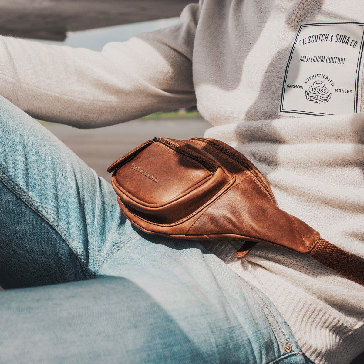 The Chesterfield Brand Wax Pull-up Heuptas Jack Cognac