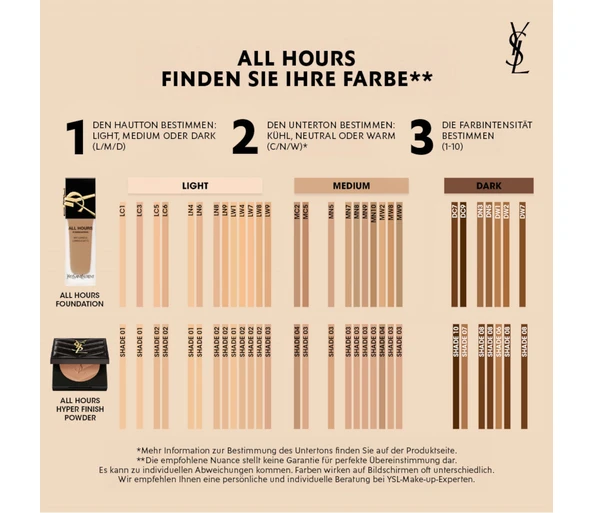 Yves Saint Laurent All Hours Hyper Finish Powder01