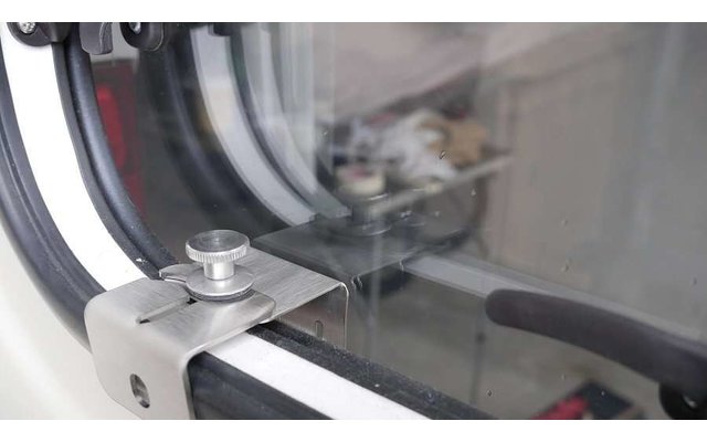 Womo Sicherheitsprofil RK für vorgehangene rahmenlose Fenster