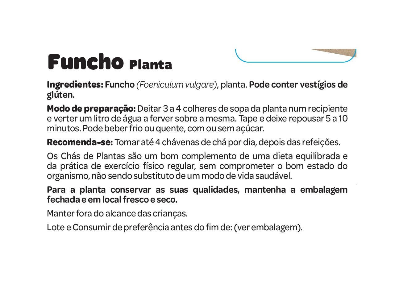 CHÁ EM SACO SALUTEM FUNCHO 40G