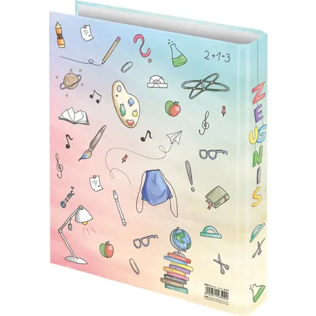 RNK Verlag Zeugnisringbuch “Schooldoodle” für DIN A4, 4-Ring