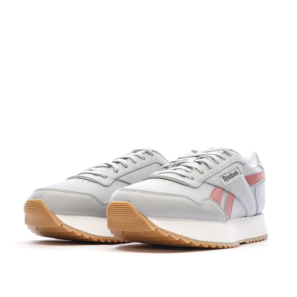 Reebok Baskets Grises Femme Reebok Glide Ripple Double