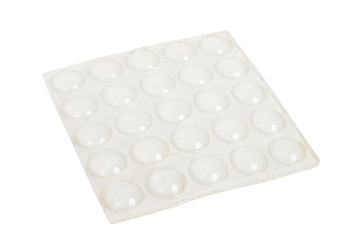 Anslagsdæmpere Ø8 mm transparent 25 stk.