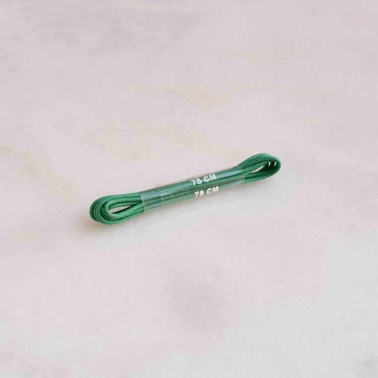 Lacets Vert-Lacets vert pour chaussures de ville 75 cm