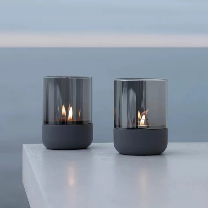 Blomus - Calma Windlicht, Ø 12 cm, klar / magnet