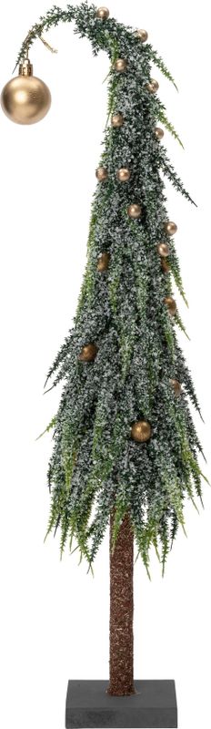 Intratuin - Decoratieboom Gnoom - Groen - D 15 H 60 cm