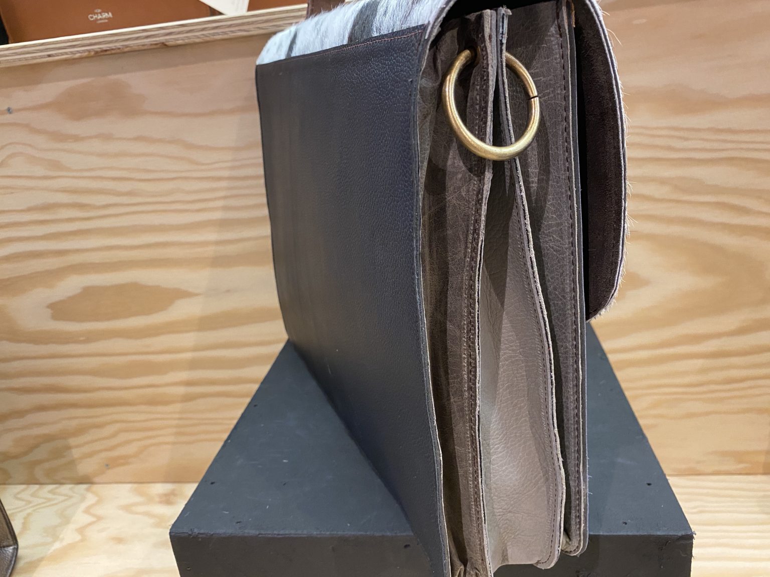 Unique Brand Leren A4 Laptoptas 13,3 inch Vacht