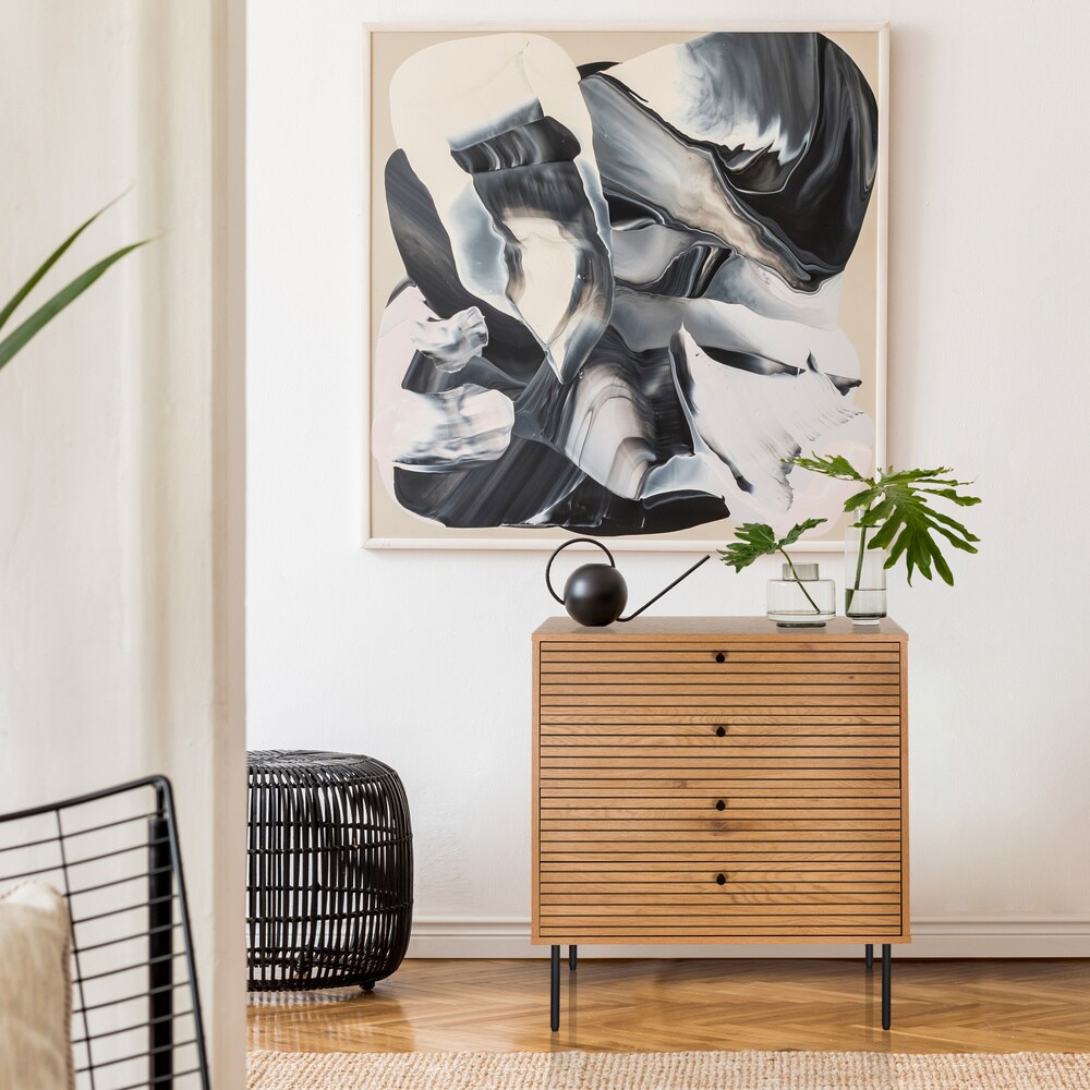 Kommode LINNO K Melaminharzbeschichtete Spanplatte hjh LIVING