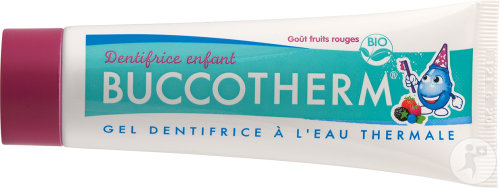 Buccotherm Gel Dentifrice À L'Eau Thermale Enfants Dès 3 Ans Goût Fruits Rouges Bio Tube 50ml